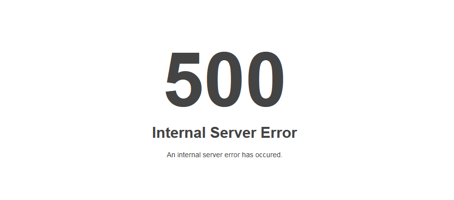 ejemplo error 500 servidor litespeed